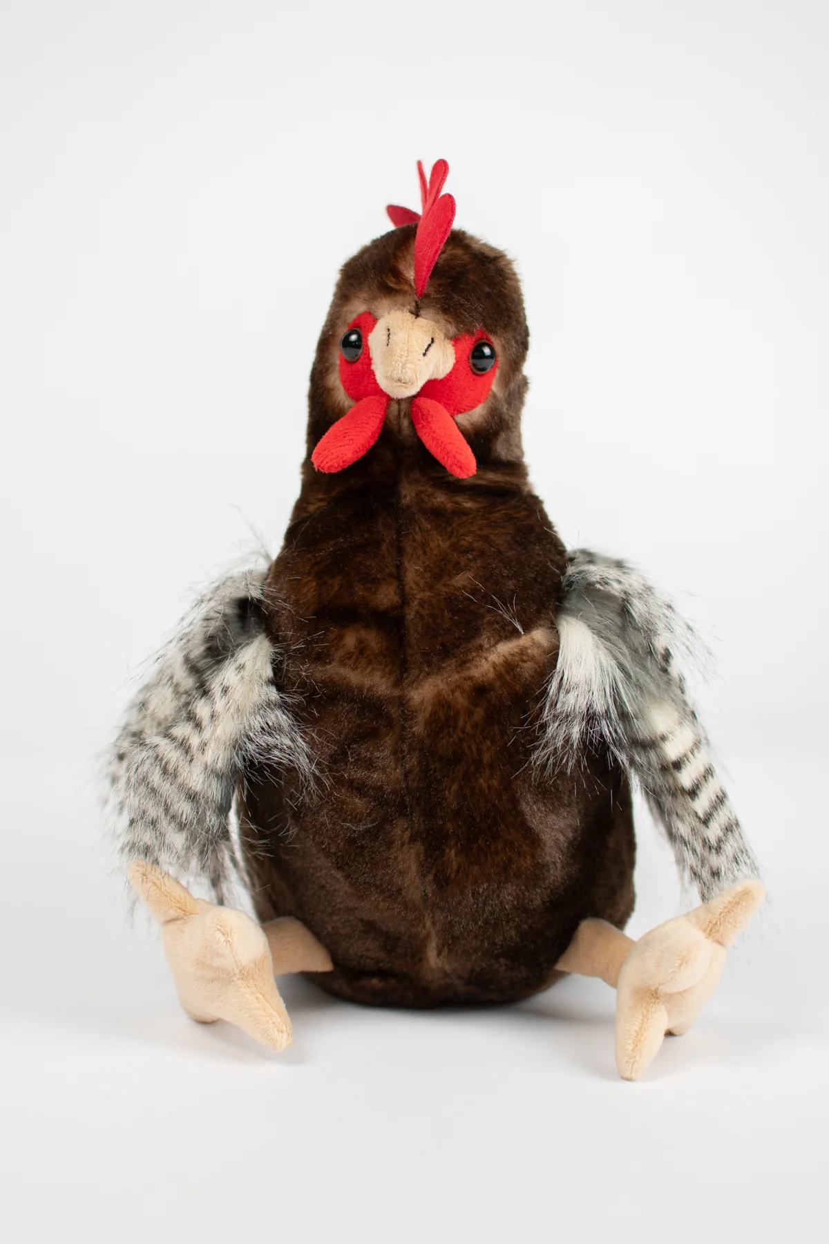 Brown Chicken Stuffed Animal Plush - 12" - Image 2