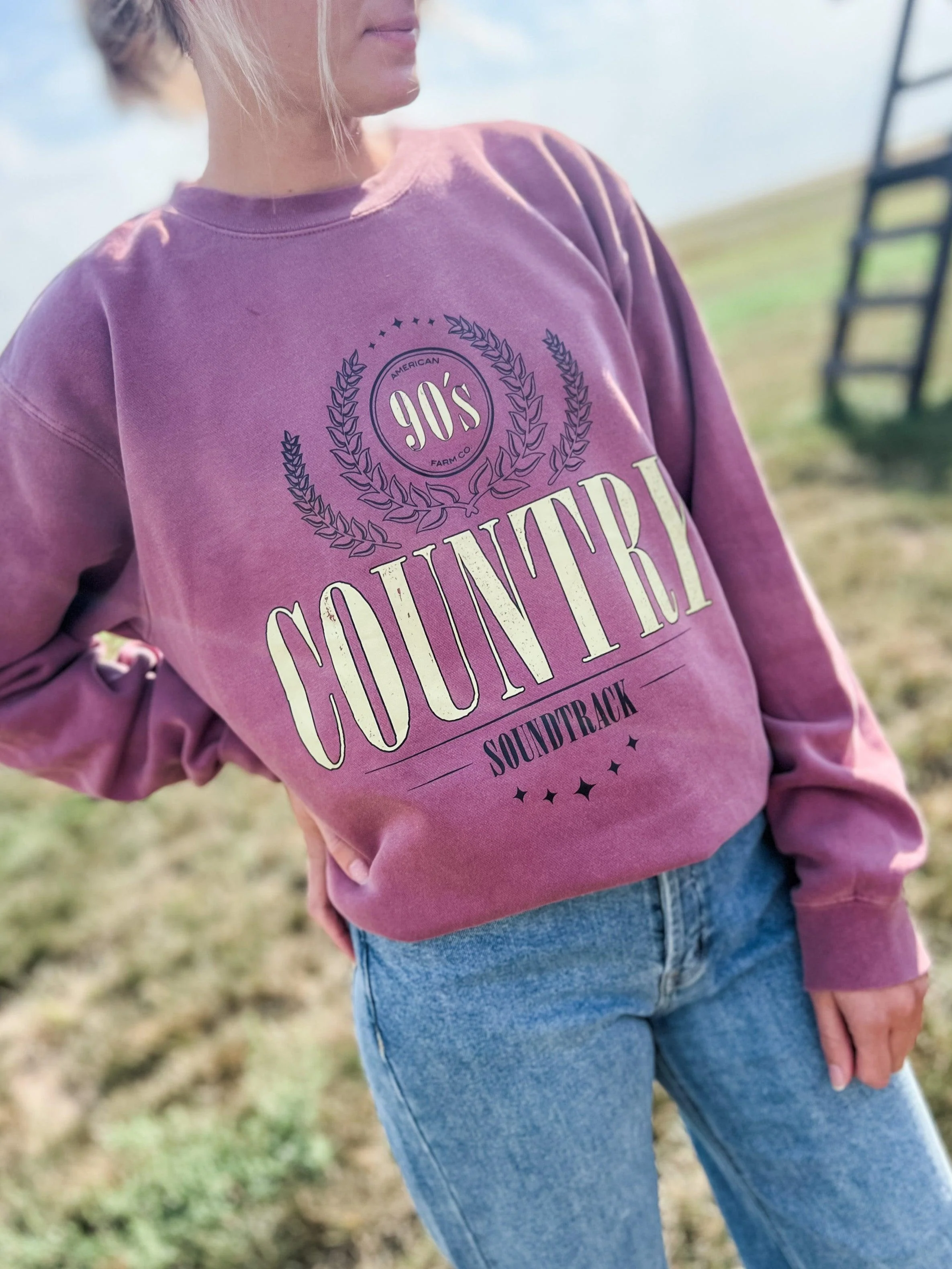 90s Country Soundtrack Crewneck - Image 3