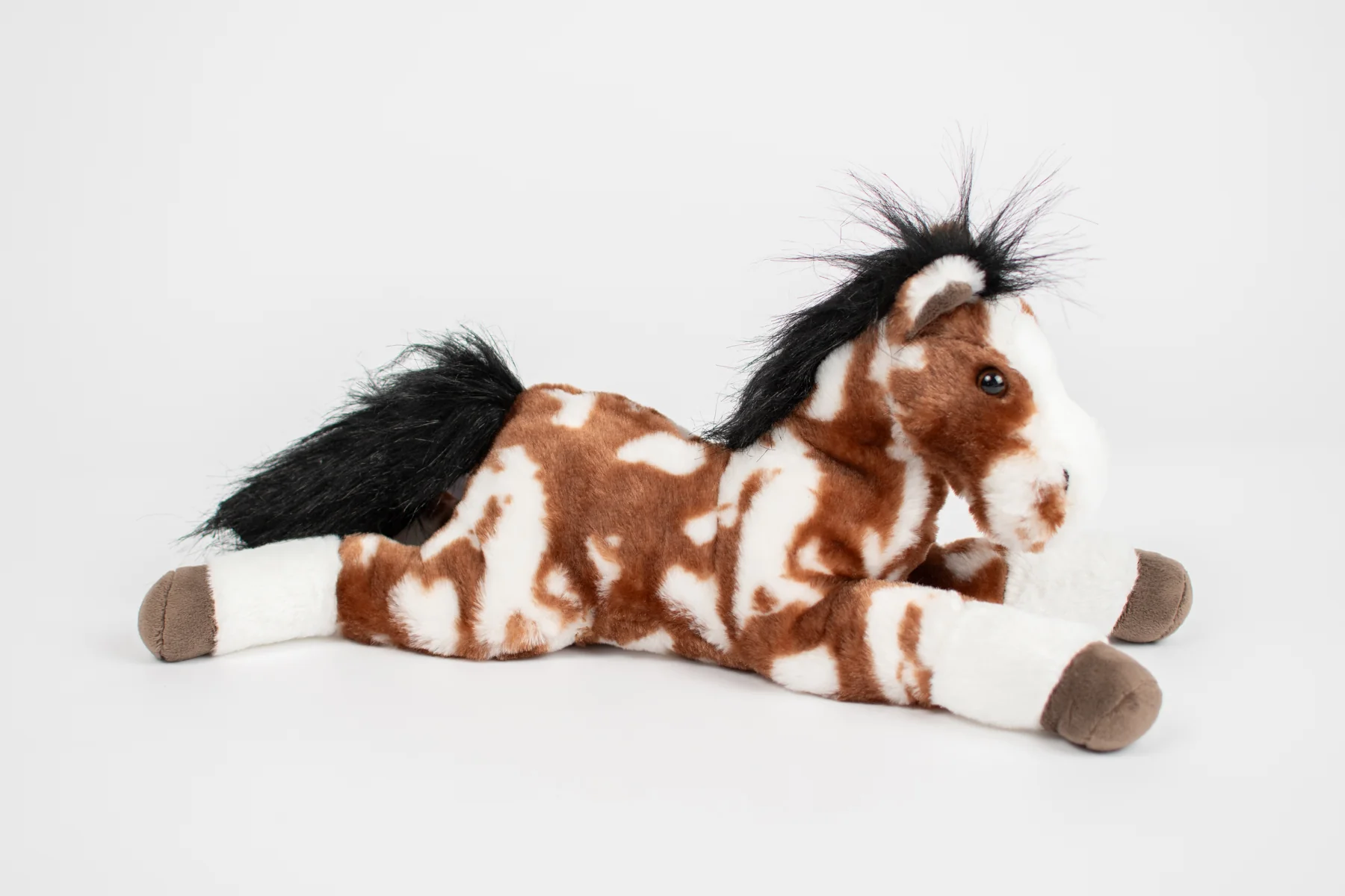 Floppy Painted/Pinto Horse Stuffed Animal Plush - 16" - Image 3