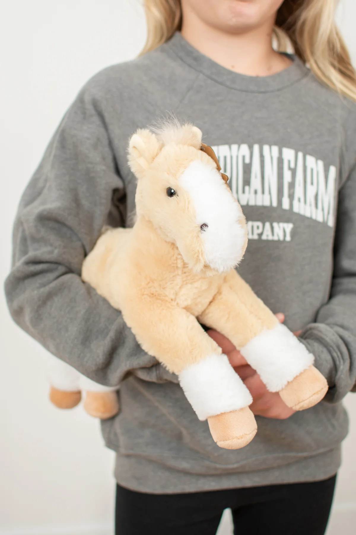 Floppy Palamino Horse Stuffed Animal Plush - 16" - Image 4